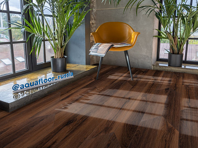 LVT ламинат AquaFloor Parquet Glue Chevron AF2560PGCh
