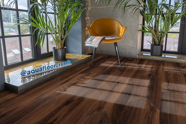 LVT ламинат AquaFloor Parquet Glue Chevron AF2560PGCh