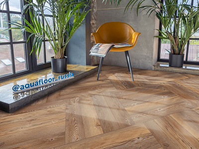 LVT ламинат AquaFloor Parquet Glue AF2509PG