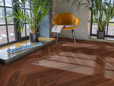 LVT ламинат AquaFloor Parquet Glue AF2519PG
